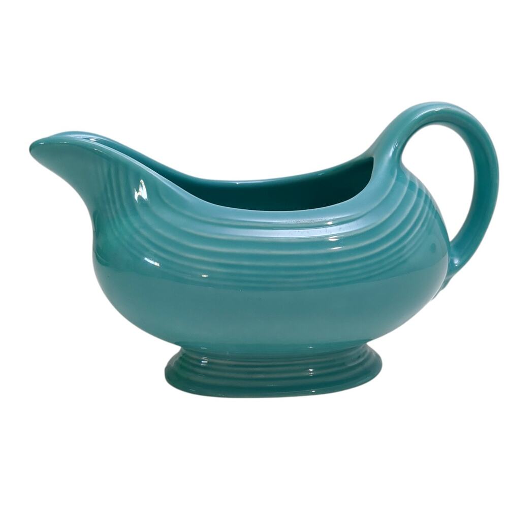 Fiesta Fiestaware Homer Laughlin Sauce Gravy Boat Turquoise